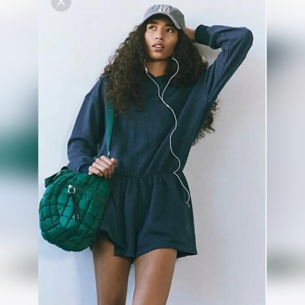 Navy Blue Romper, Free People Movement.